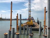 Đóng cọc DƯL D600 Trụ neo, trụ va - Cảng PV Shipyard, Tp. Vũng Tàu